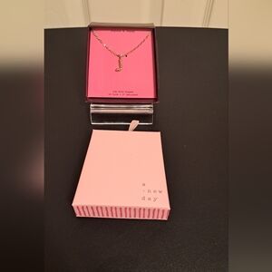 A New Day Silver Letter J Necklace